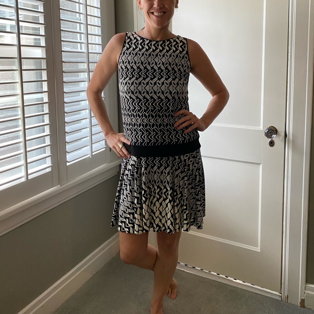 Drop waist dress